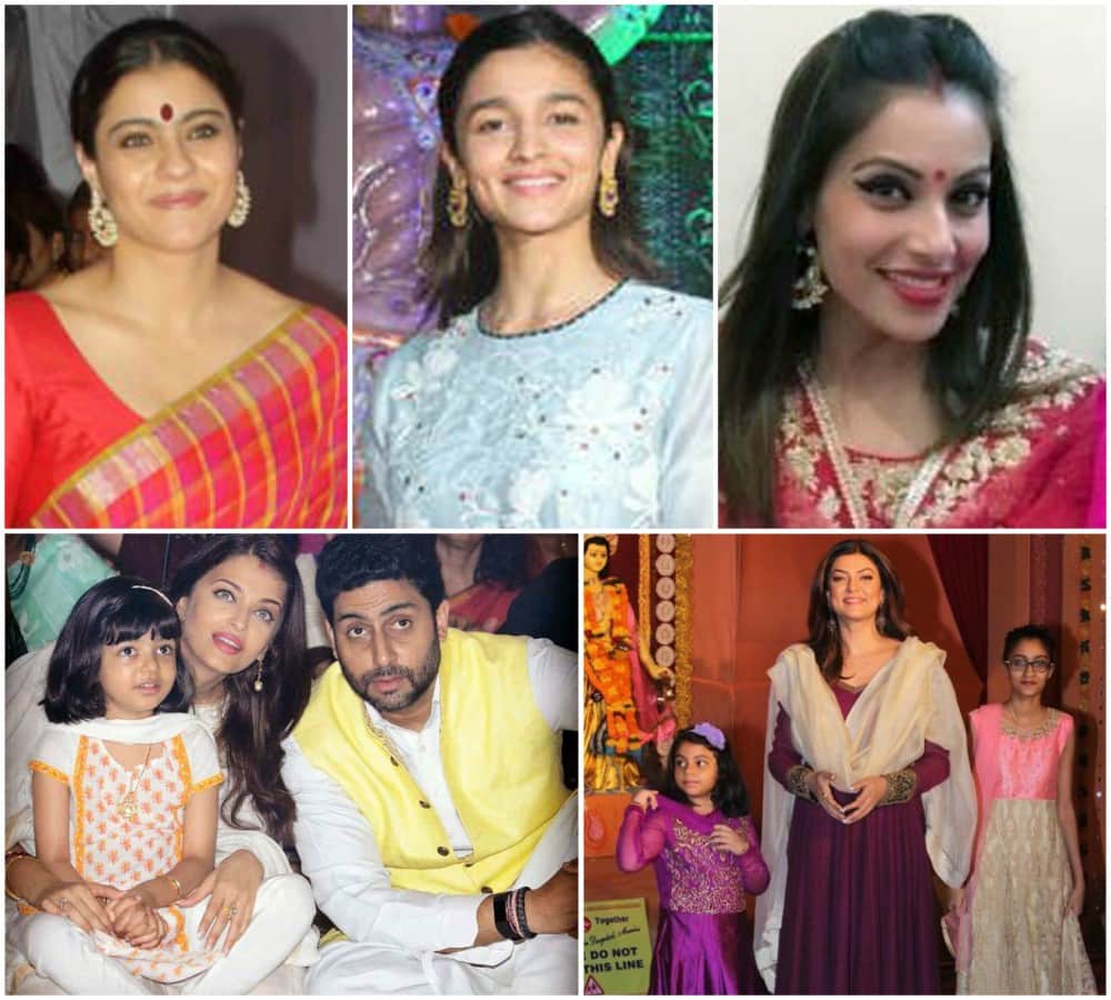 bollywood celebs does durga pooja 