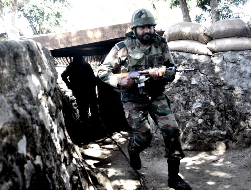 ENCOUNTER WITH TERRORISTS AT HANDWARA