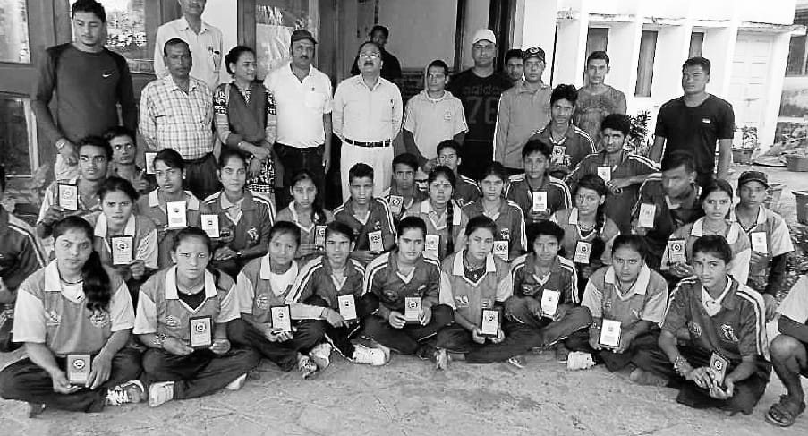 Youngsters learned the tricks of the rafting and disaster management