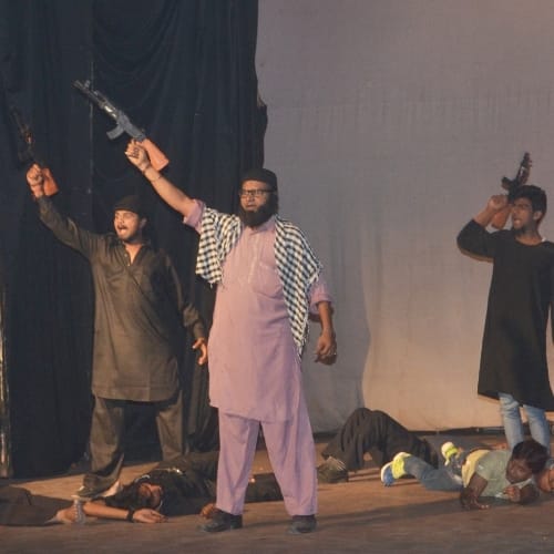 A play on kashmir issue.