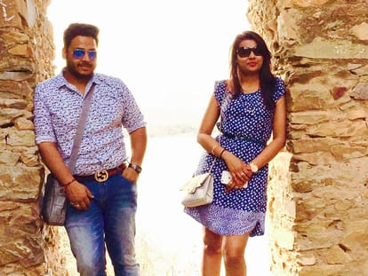husband manu saty in mussoorie before murder.