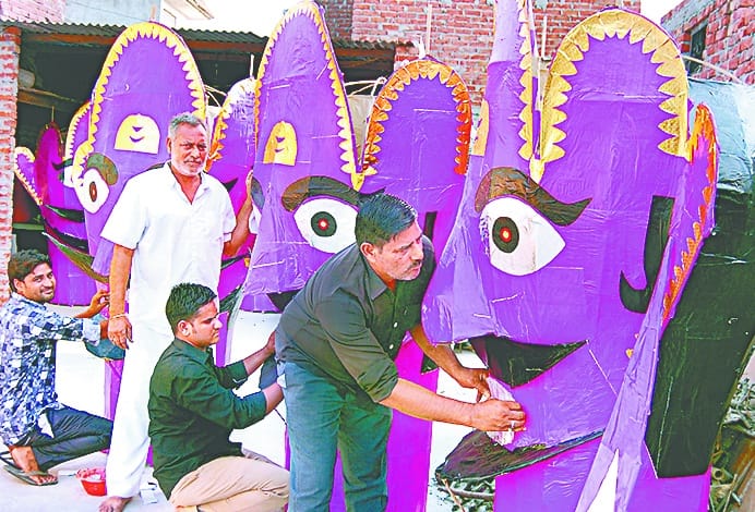 Became a source of livelihood effigies of Ravana
