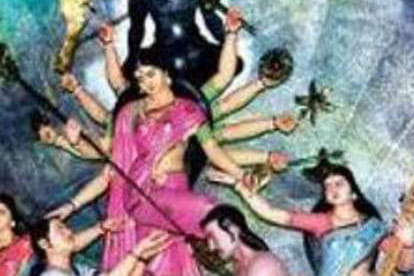 Durga Puja organisers show casing Mamata Bannerjee in the pandals