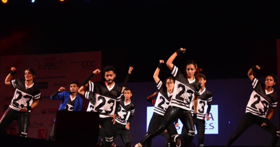 PEC fest chandigarh cultural closing with western dance performances
