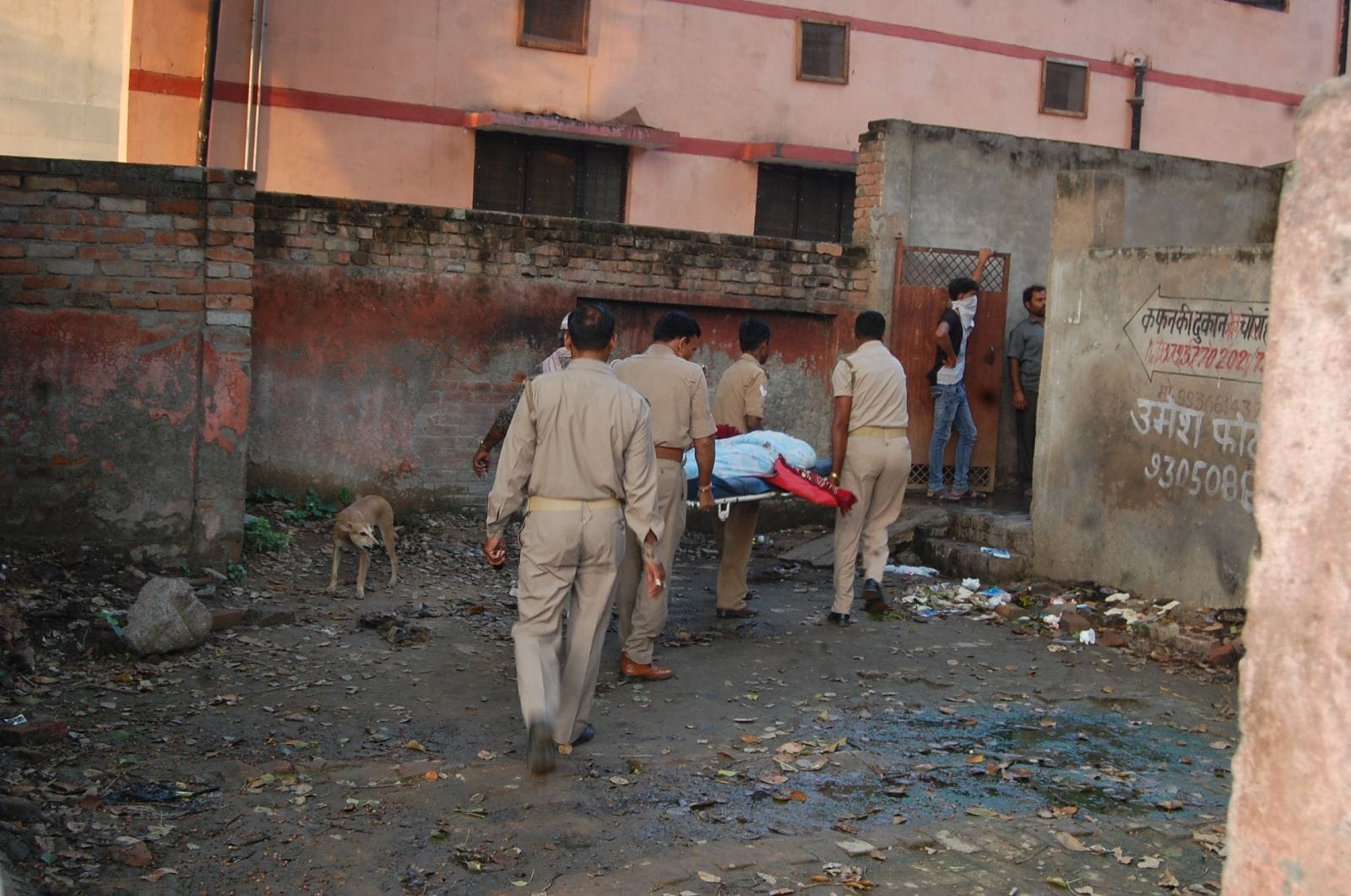 pratibha body taken to hospital from tempo