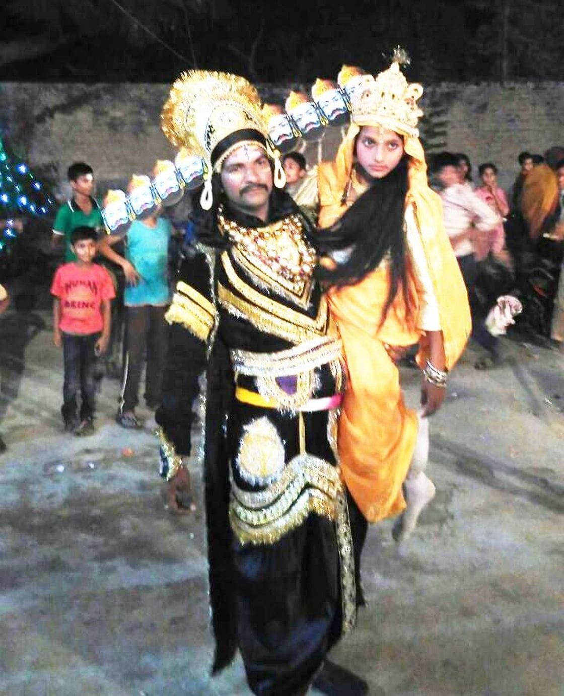 Ravana took Sita in Ramlila every