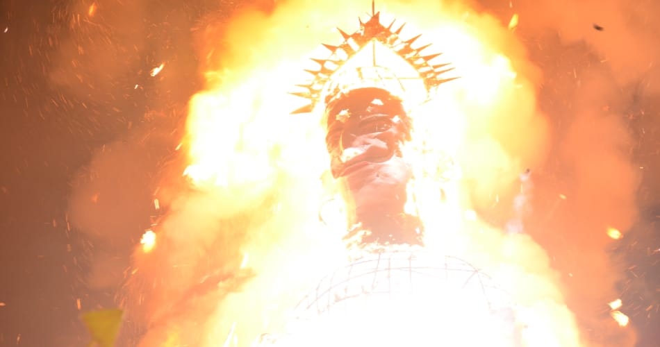 Vijayadashami, Dussehra Pooja Vidhanam, Lord Rama, 10-headed demon Ravan