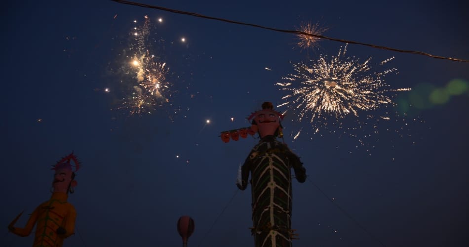 Vijayadashami, Dussehra Pooja Vidhanam, Lord Rama, 10-headed demon Ravan