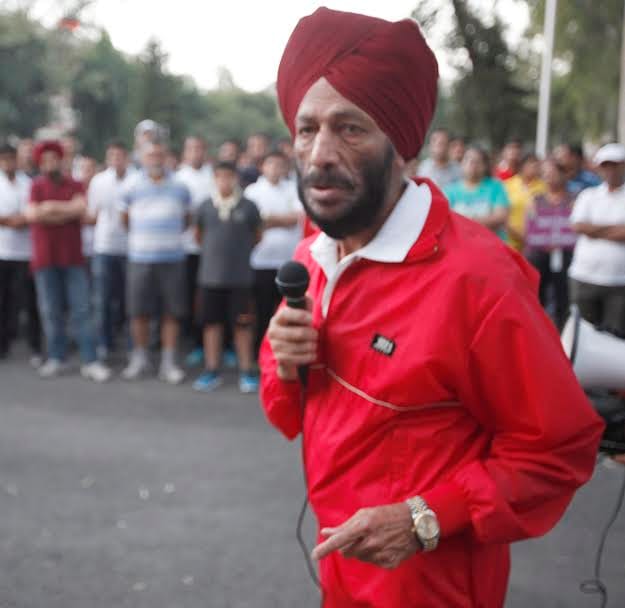 chandigarh pgi doctors awareness walk with flying sikh milkha singh on world arthritis day