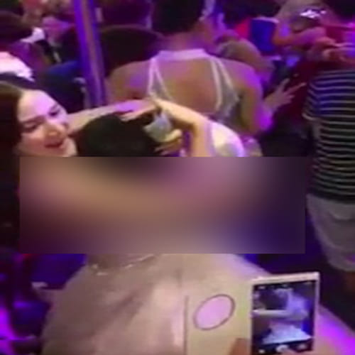 Chinese bride allows guests to molest her during the ceremony
