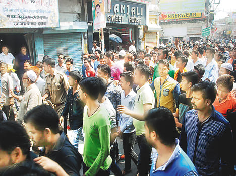 two group clashed over anti pakistan slogans