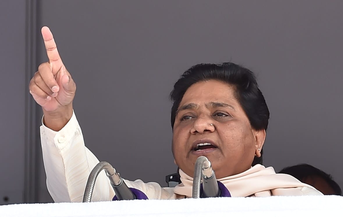 mayawati speaks about UP100 service.