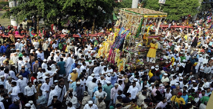 path for muharram procession changed.