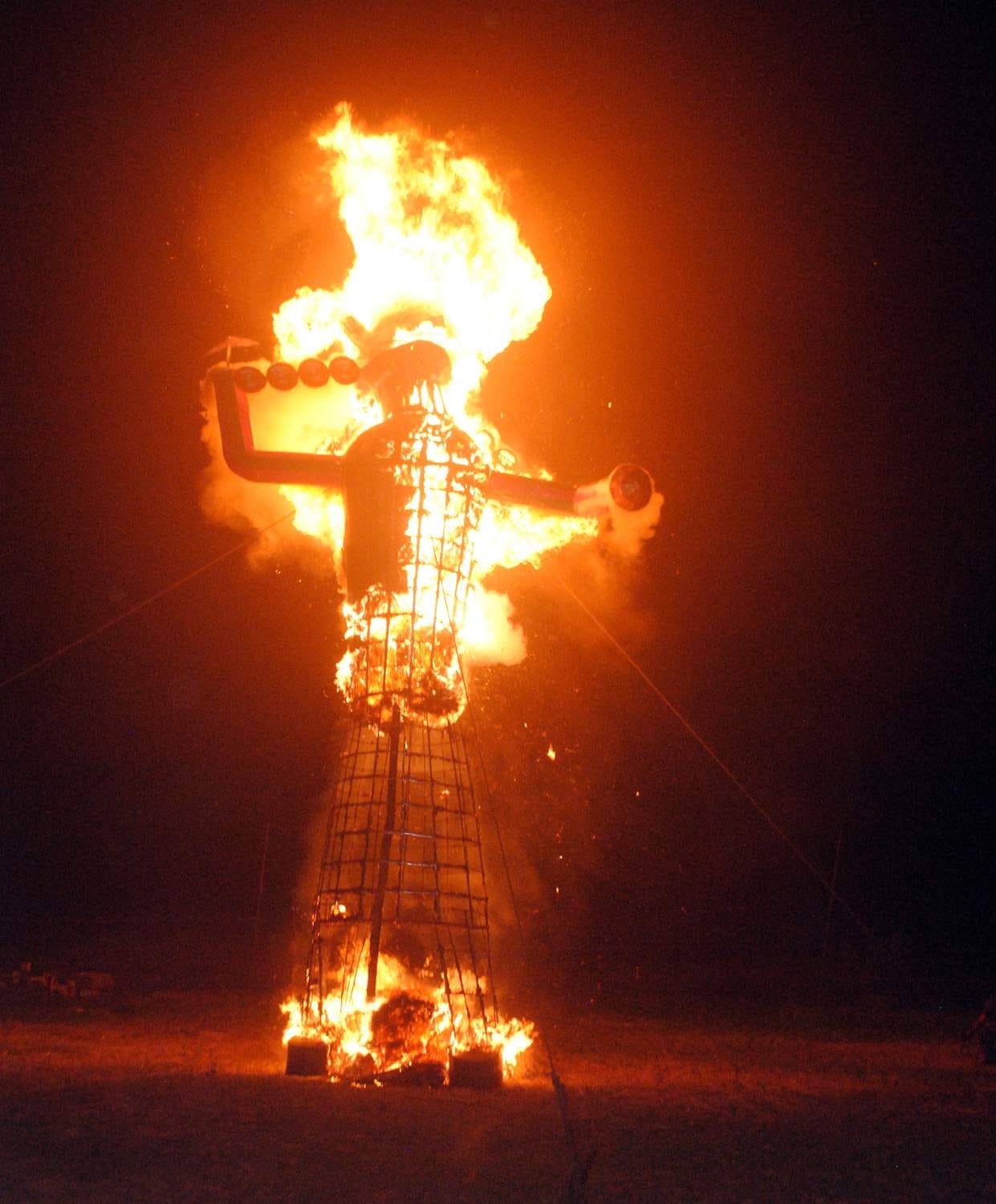 FIR on 12 people in Ravan dahan