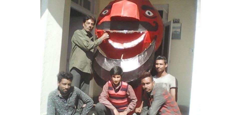 Muslim make Ravan in solan
