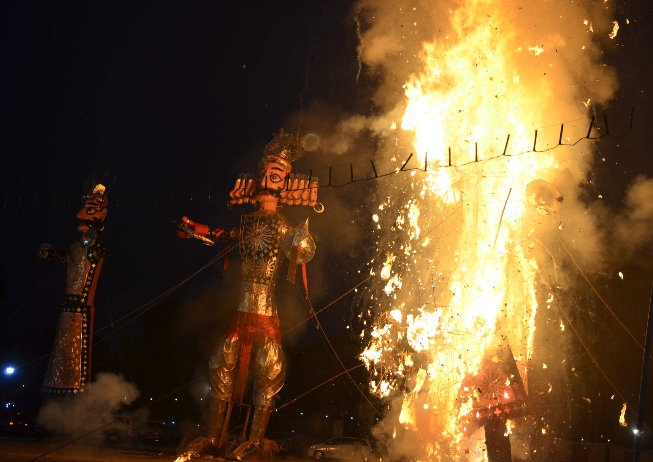 ravan vadh at Vijayadashami festival in uttarakhand.