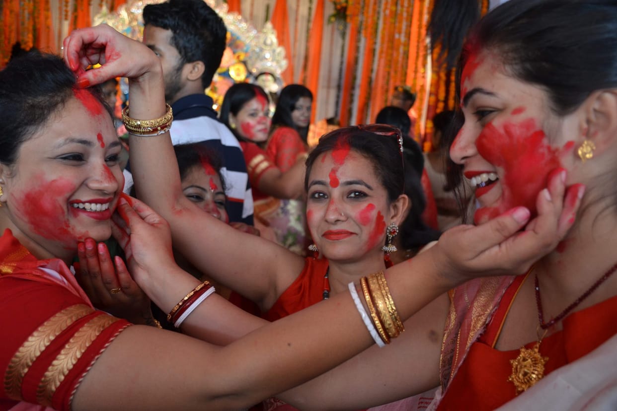 sindoor khela in dehradun.
