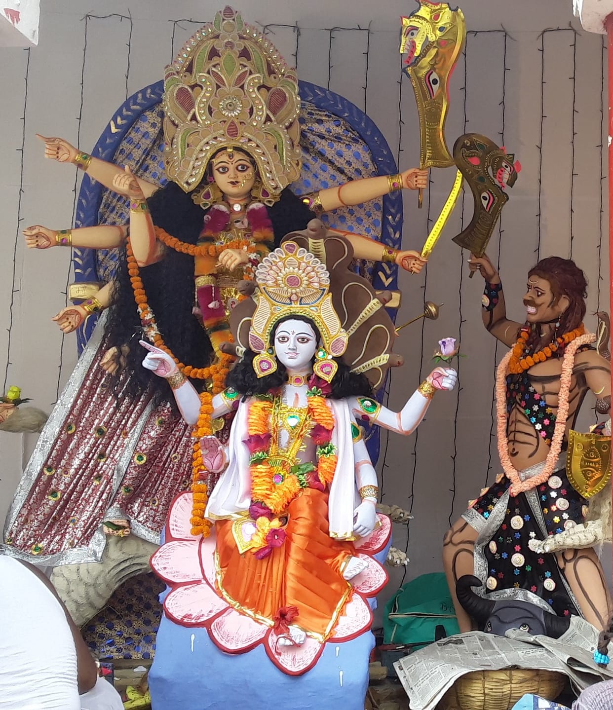 Each side of Jai Maa 