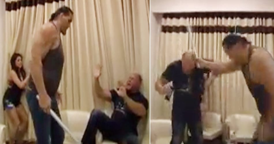 the great khali took revenge, foreign wrestlers beaten by iron rod in panipat hotel room