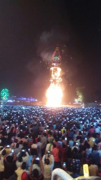 world's highest statue of ravana dahan in brara of haryana