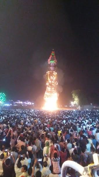 world's highest statue of ravana dahan in brara of haryana