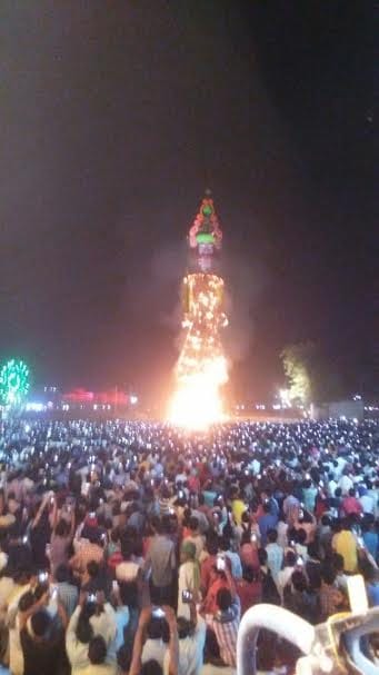 world's highest statue of ravana dahan in brara of haryana