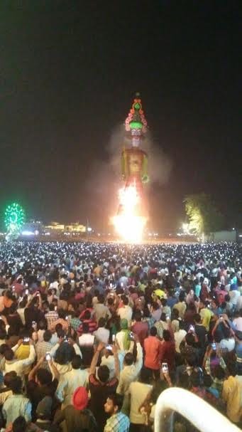 world's highest statue of ravana dahan in brara of haryana