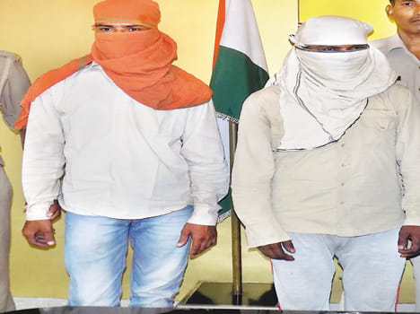 Two accused of robbery and murder tractor caught