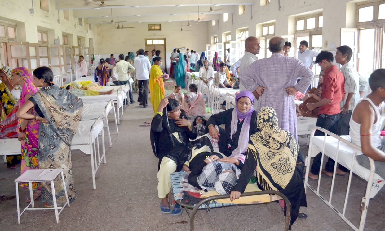 Due to the increased discharge on the patient in the hospital district Trka