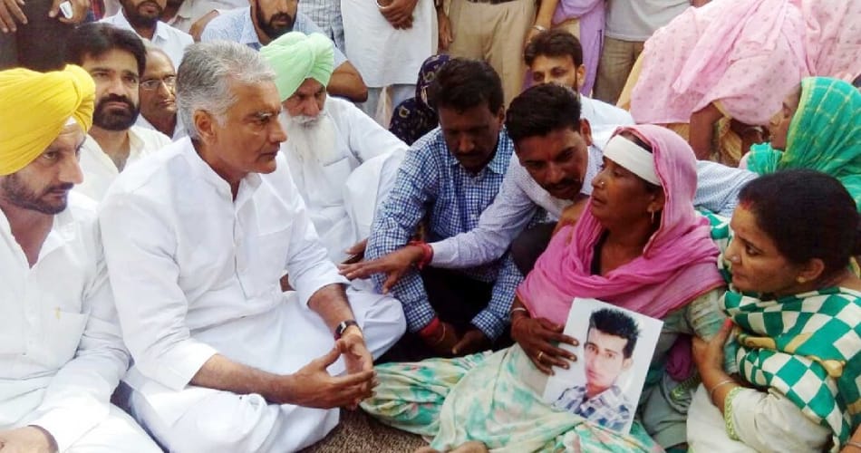 Dalit youth's murder Sukhchain mother alligation on  Akali sarpanch's nephew
