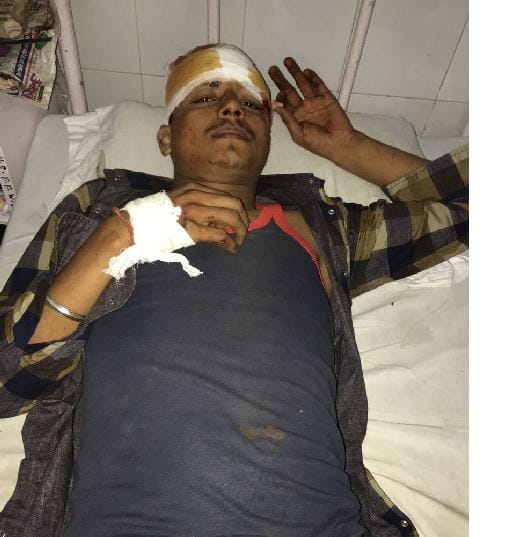 car accident in huccal, two youth injured