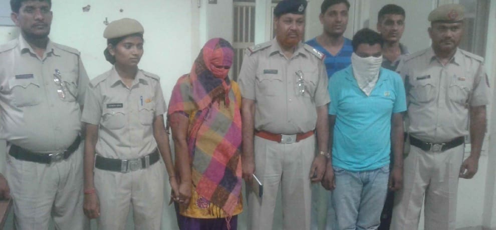 palwal woman made bomb to explode ex lover, this is how she caught