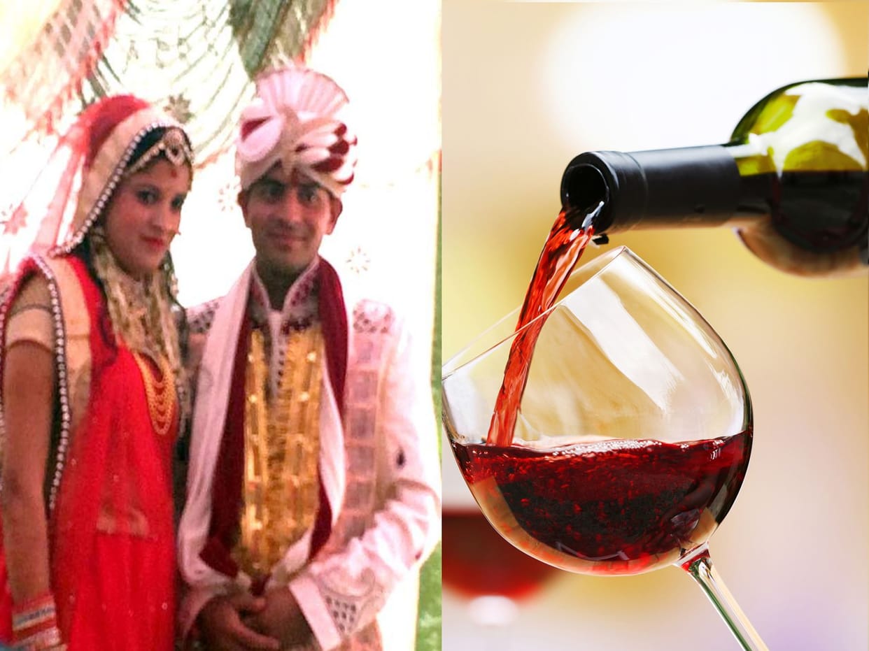 bride oppose alcohol in marriage.