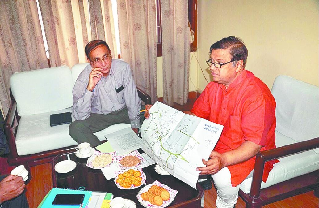 CPS, CPS Haryana, CPS Kamal Gupta, Road maintenance, Hisar roads, Hisar