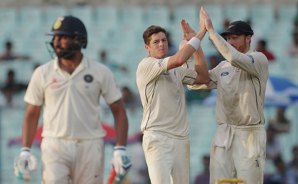 Mitchell Santner said there will be a big test in front of spin against India