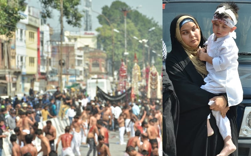 pictures of muharram juloos in lucknow