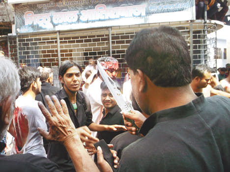 Muharram: Eyes moist, language, on pain of Hussein