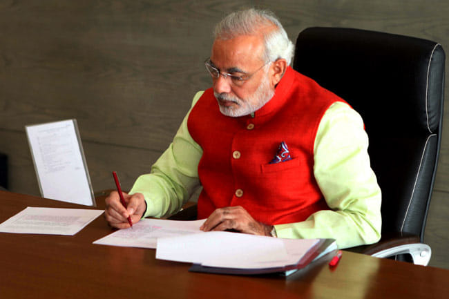  no leaves narendra modi are always on duty 