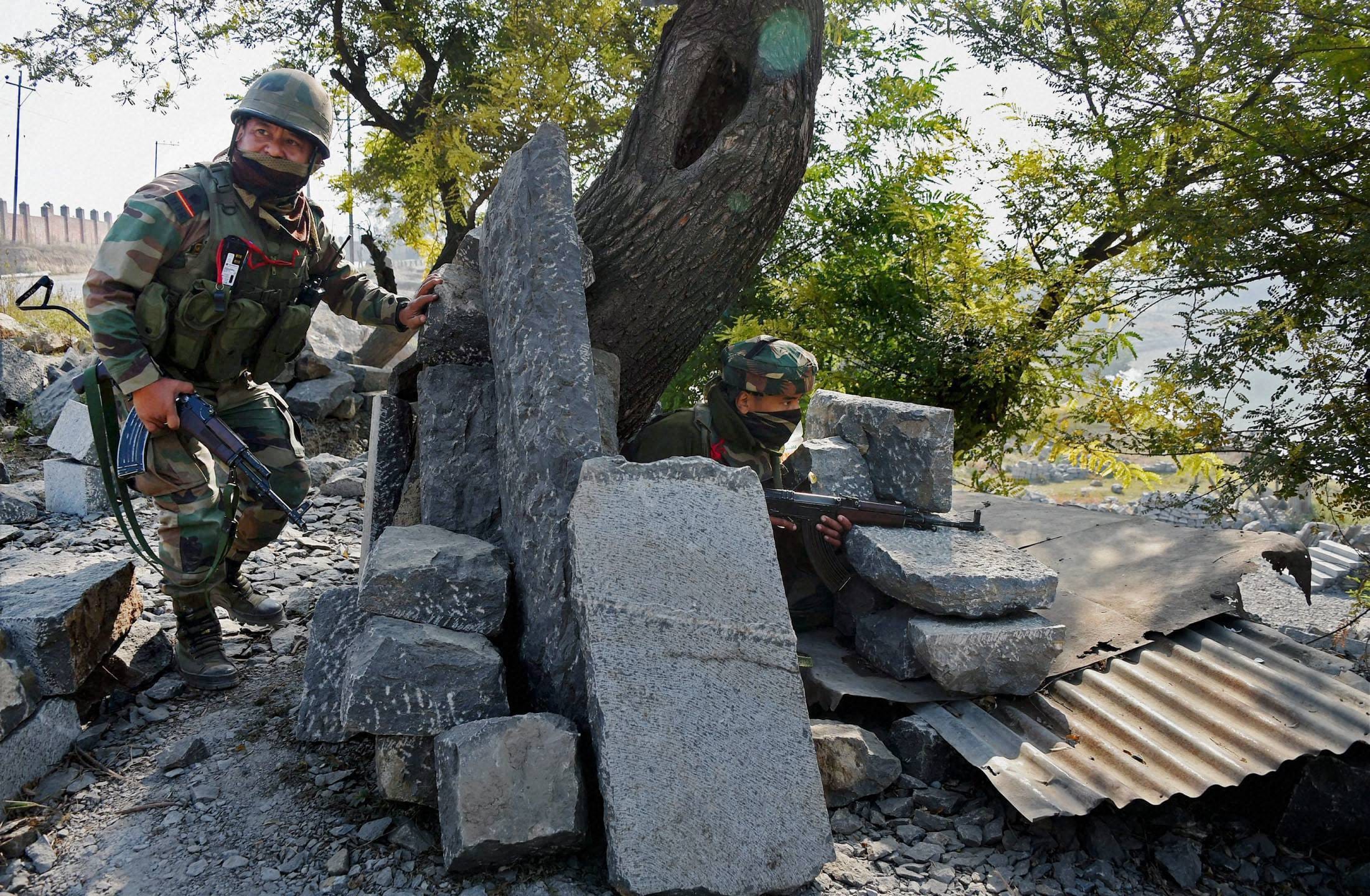 photo gallery of pampore encounter 