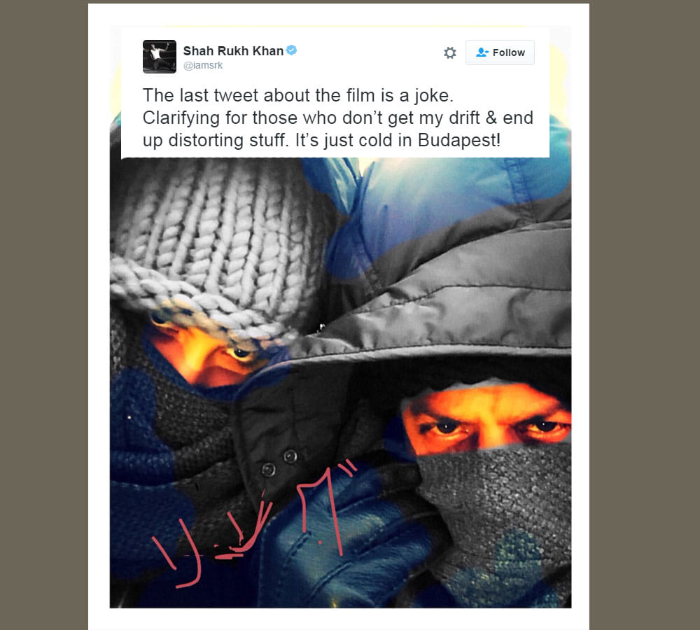 first look of the ring from shah rukh khan