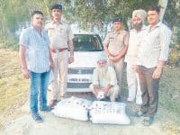 Curapost arrested with 48 kg opium and pound, Karnal