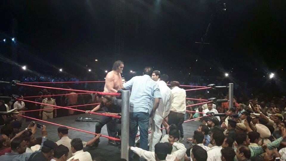 First time Khali looked so angry, fired blood Wrestler