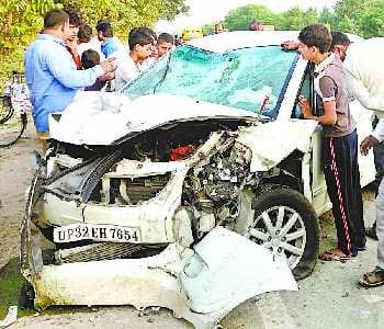 Road accidents claimed the lives of ten people