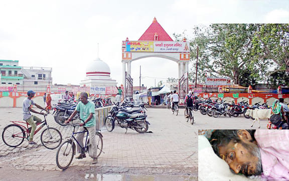 Panki Brahmin beggar died outside temple bodies lying on the bugs
