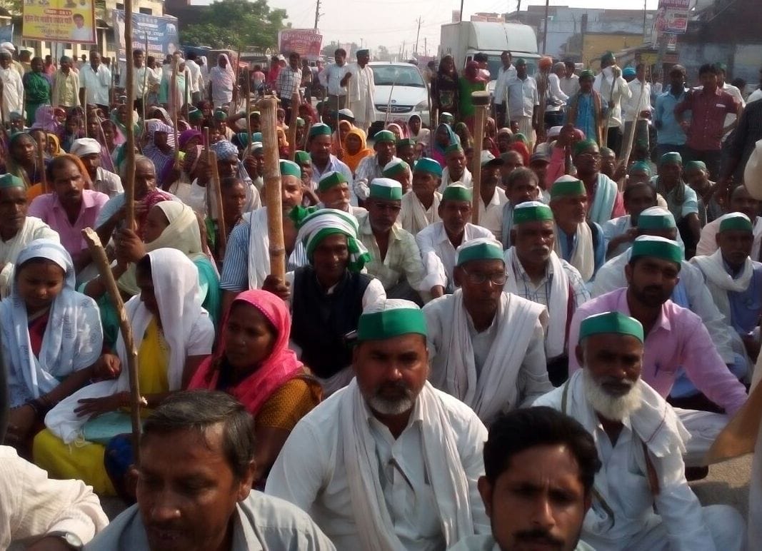 bansi-basti road jam