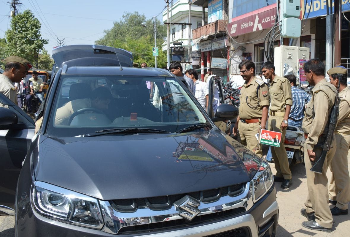 Police checking operation