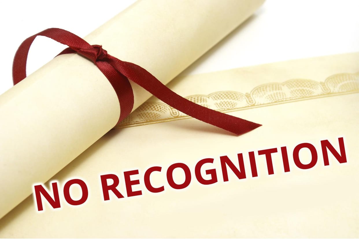 85 university distance learning recognition