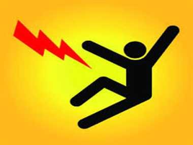 young man dead by electric current