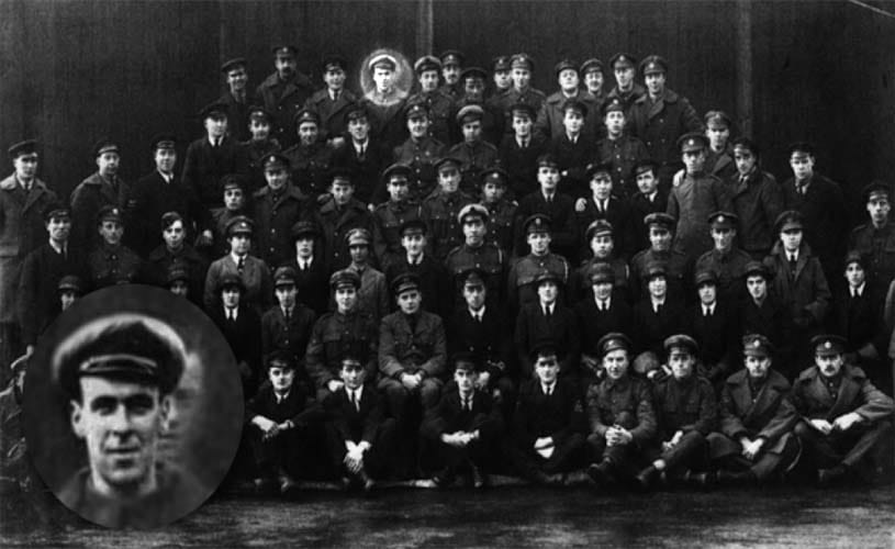 aircraft mechanic Freddy Jackson ghost in a group photo