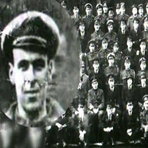 aircraft mechanic Freddy Jackson ghost in a group photo